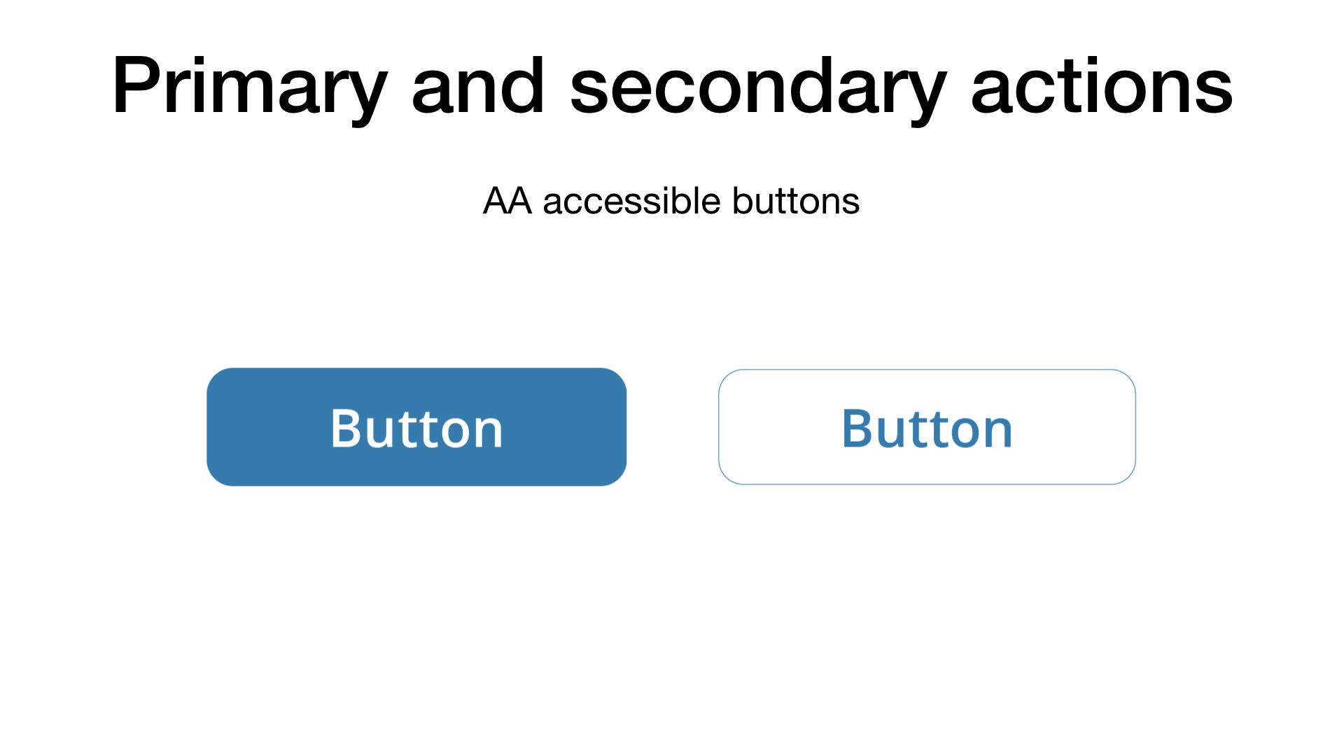 Primary Secondary Actions